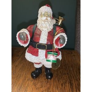 Clothtique Possible Dreams Santa with Christmas Bag Ornament  6" Read Descript.